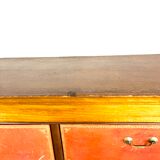 Empire notary cardboard furniture in mahogany