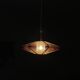 Vintage Scandinavian pendant light with stretched wires.