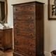 Beech Seven-Drawer Tall Chest, 1970s