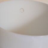 Vintage white opaline vase-cup 16.5 cm
