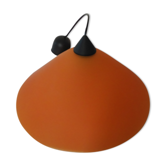 Orange frosted glass suspension