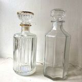Set of 2 glass carafes