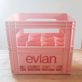 Evian bottle rack