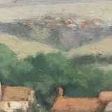 Signed landscape painting