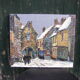 Painting "village scene"