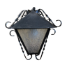 Old suspension lantern metal black