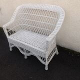 Rattan bench