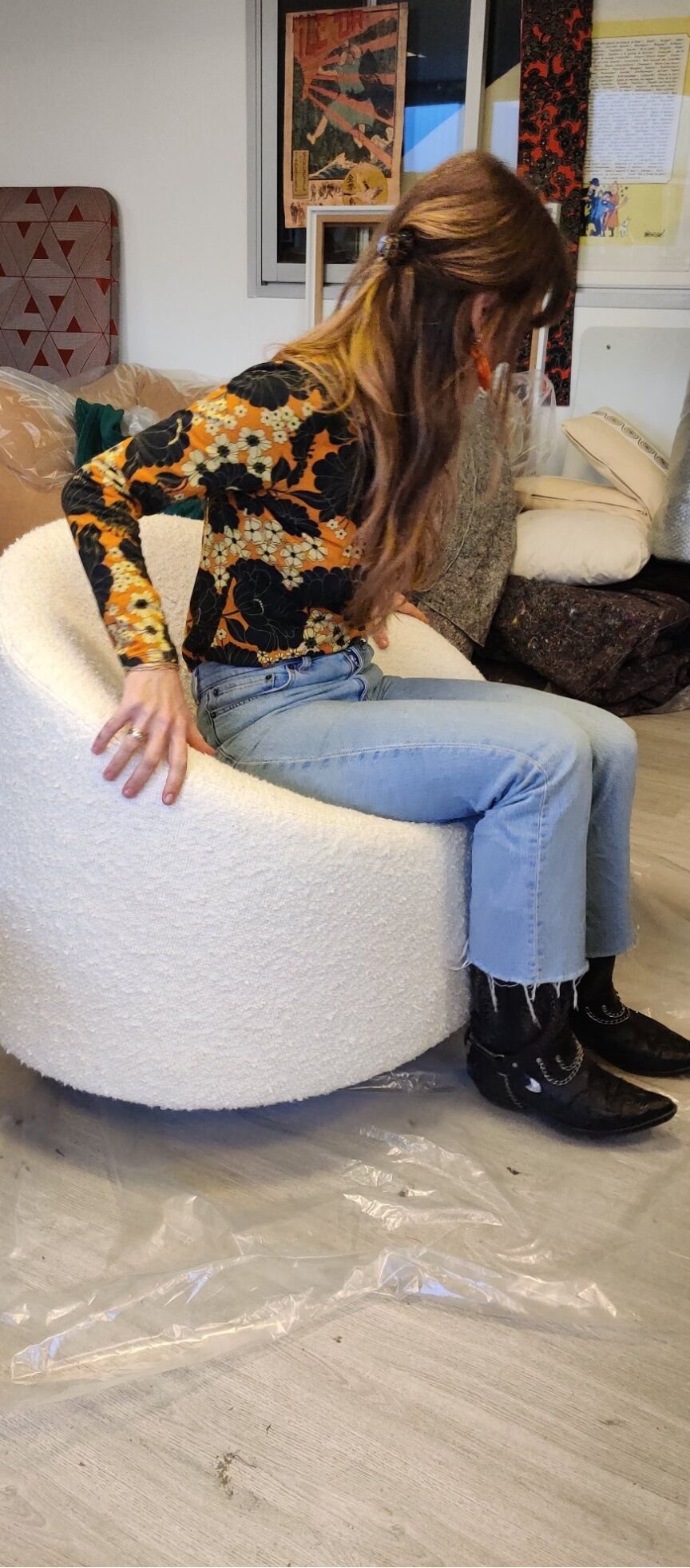 Crystal armchair by Pearson Lloyd for tacchini