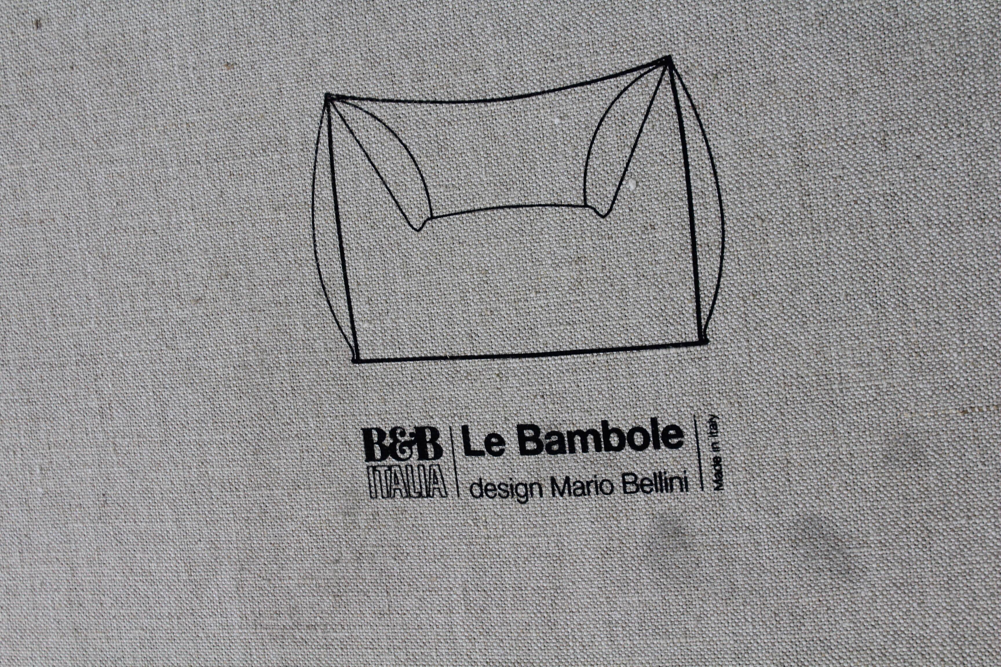 Fauteuil Le Bambole par Mario Bellini pour B&B Italia