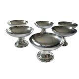 Guy Degrenne stainless steel ice cream bowls 18/10