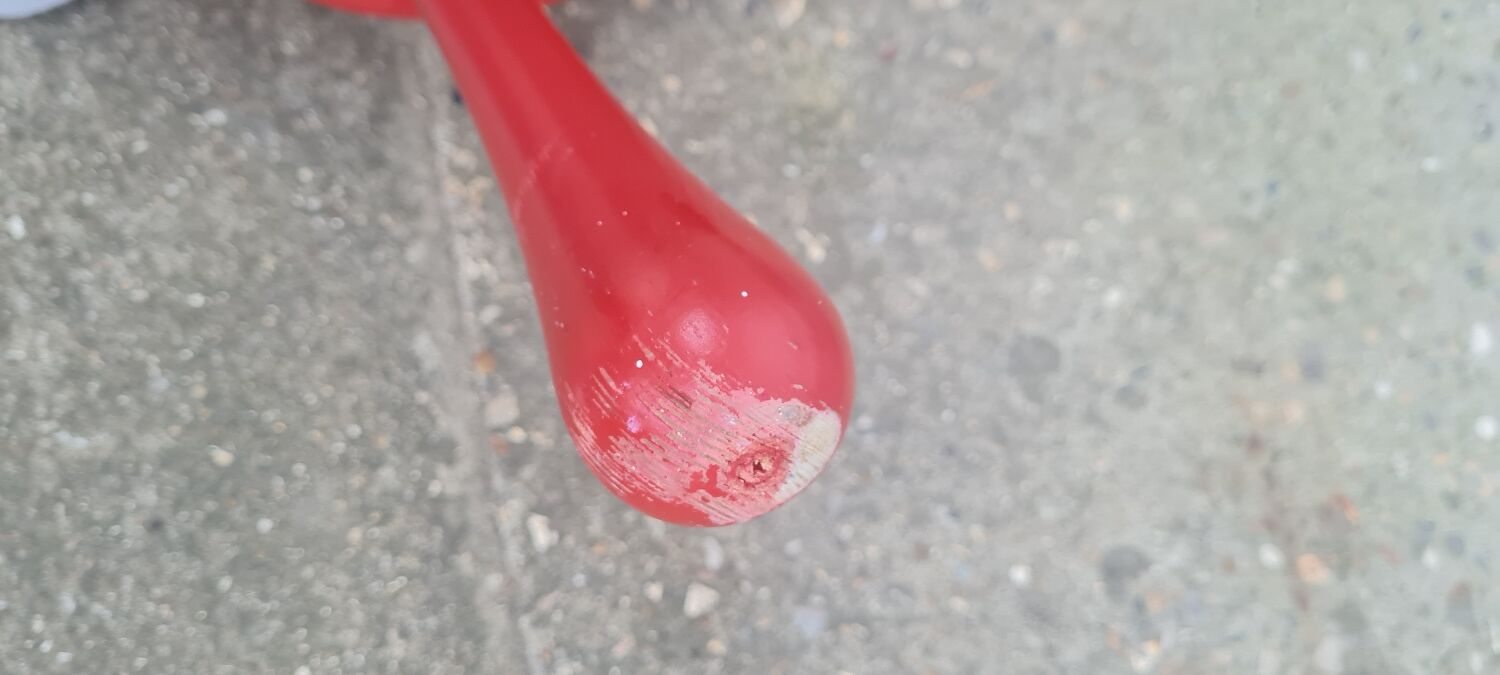 Stool Ingvar Kamprad limited edition red