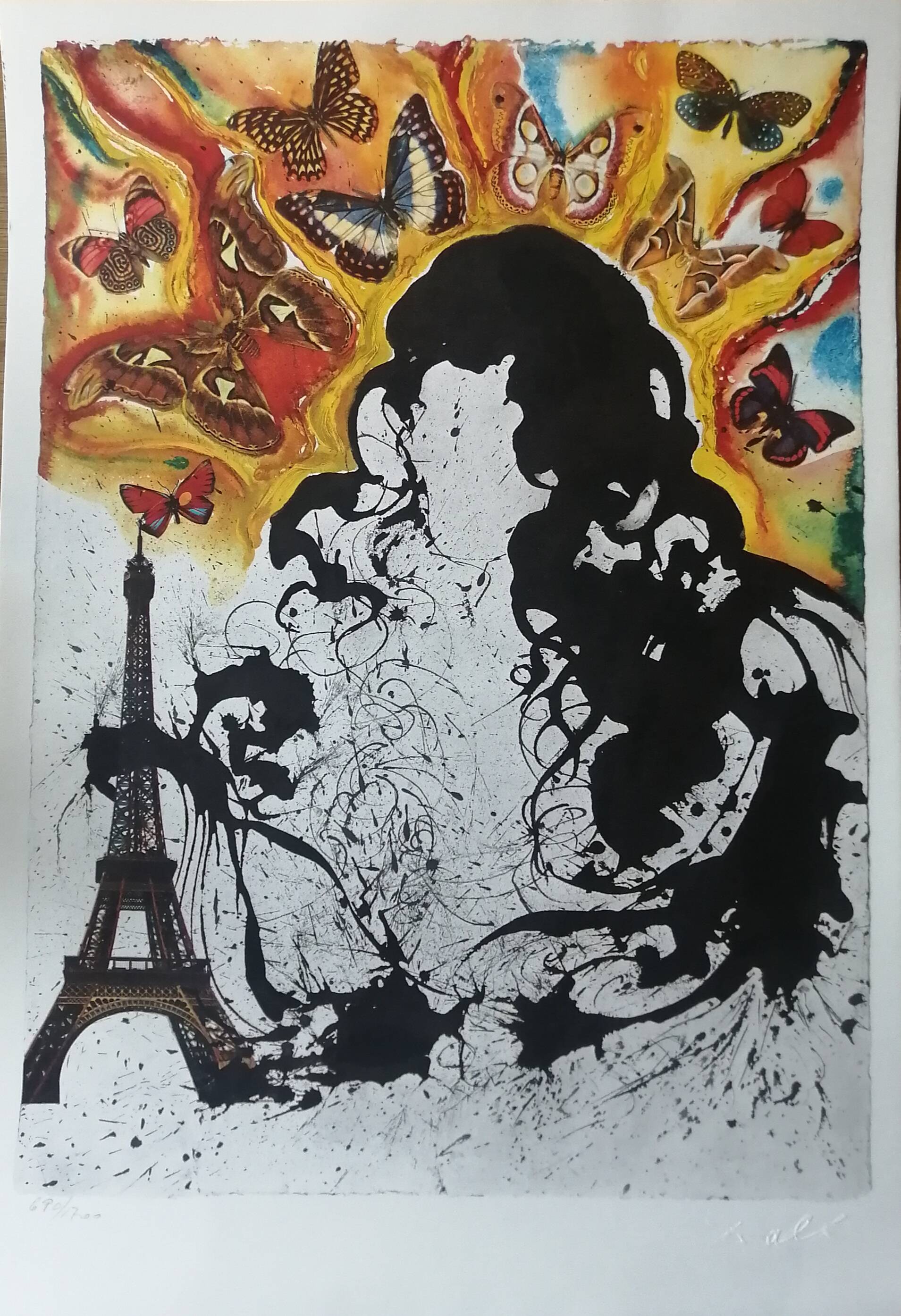 Salvador Dali Butterfly suite "Paris"