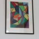 Swedish Mixed Media/Oil Pastel on Panel –“Ritad 66” by Ann Wazzgren