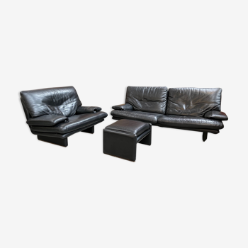Italian design leather lounge