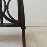 Rattan magazine holder