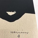 Original lithograph on cardstock, Eduardo Chilida, Untitled, 1999