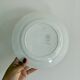 Set of 10 mismatched antique dinner plates
