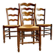Straw chairs