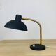 Vintage lamp from the 1950s in brass and black.