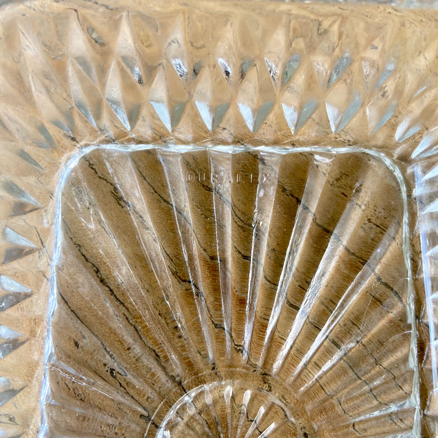 Duo of Duralex France butter dishes