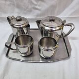 Stainless breakfast service, 1970