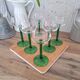 White wine glasses from Alsace