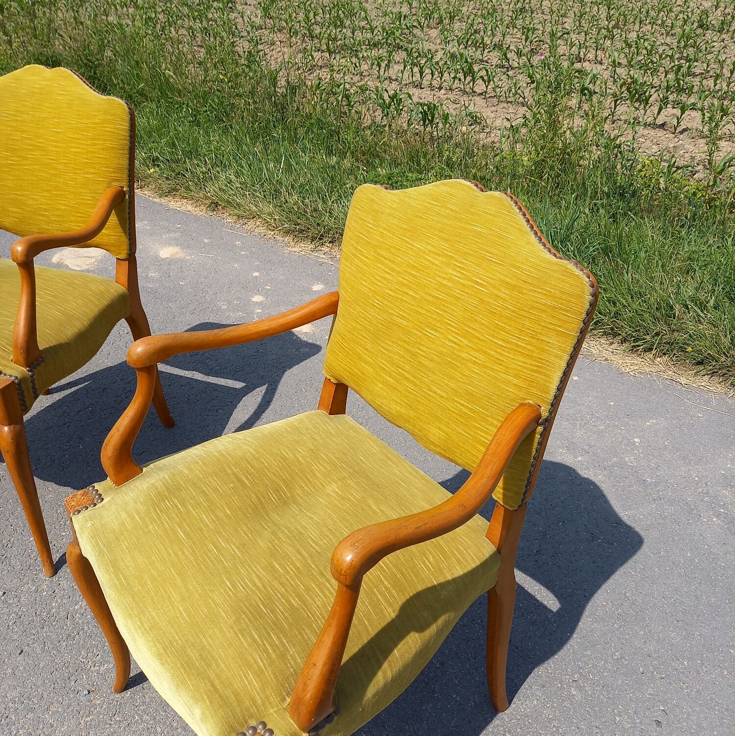 Pair of armchairs