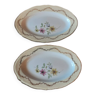 Set of 2 Lamandinoise butter dishes
