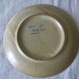 7 “Grès village France” dessert plates in very good condition