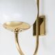 Pair of mod. "b458" brass wall lamps by Candle, 1970s