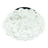 Plafonnier en verre à bulles du milieu du siècle par H. Tynell pour Limburg, années 1960