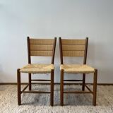 Pair of mulched chairs