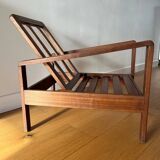 Vintage wooden armchair for children 1960