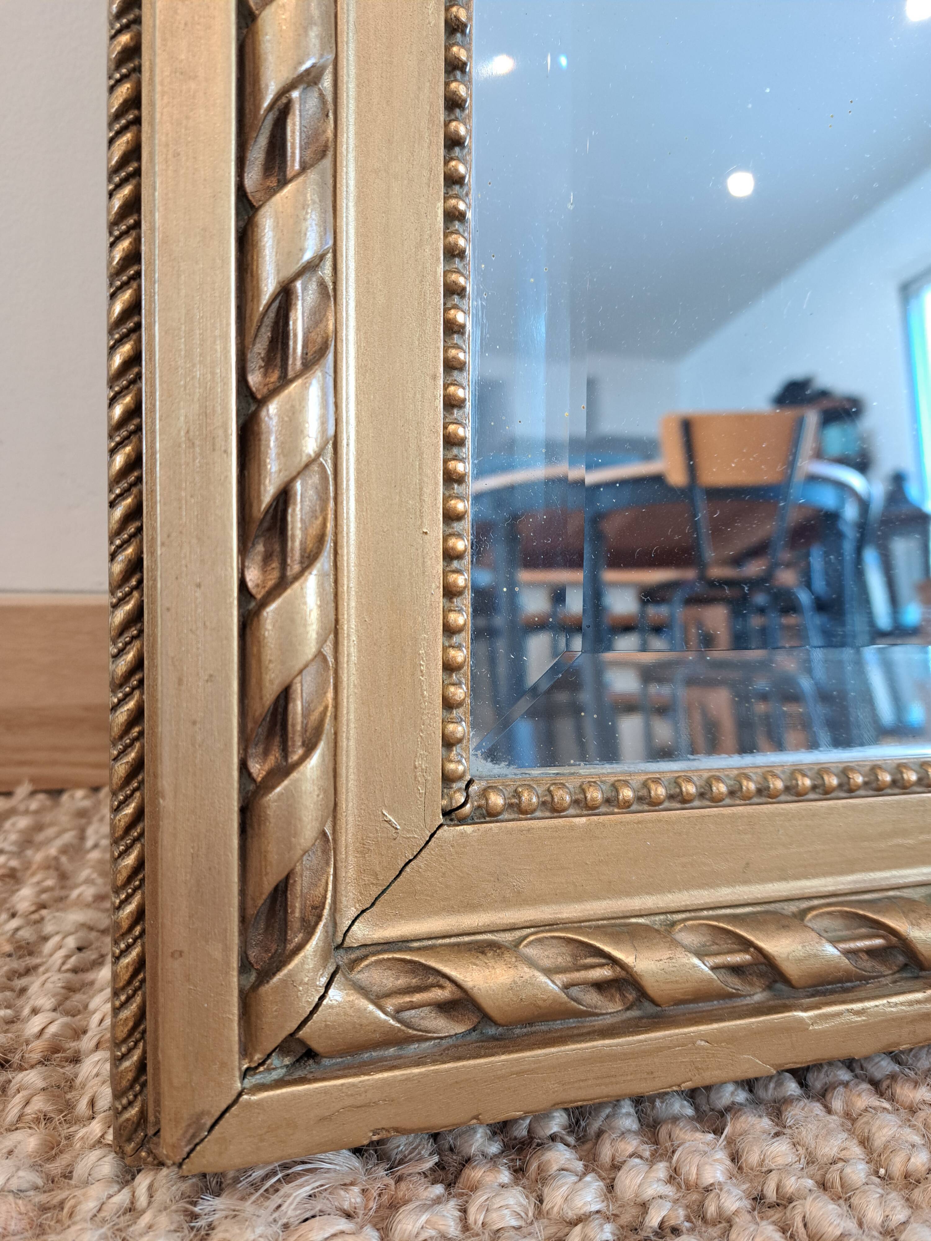 Trumeau mirror in Louis XVI style