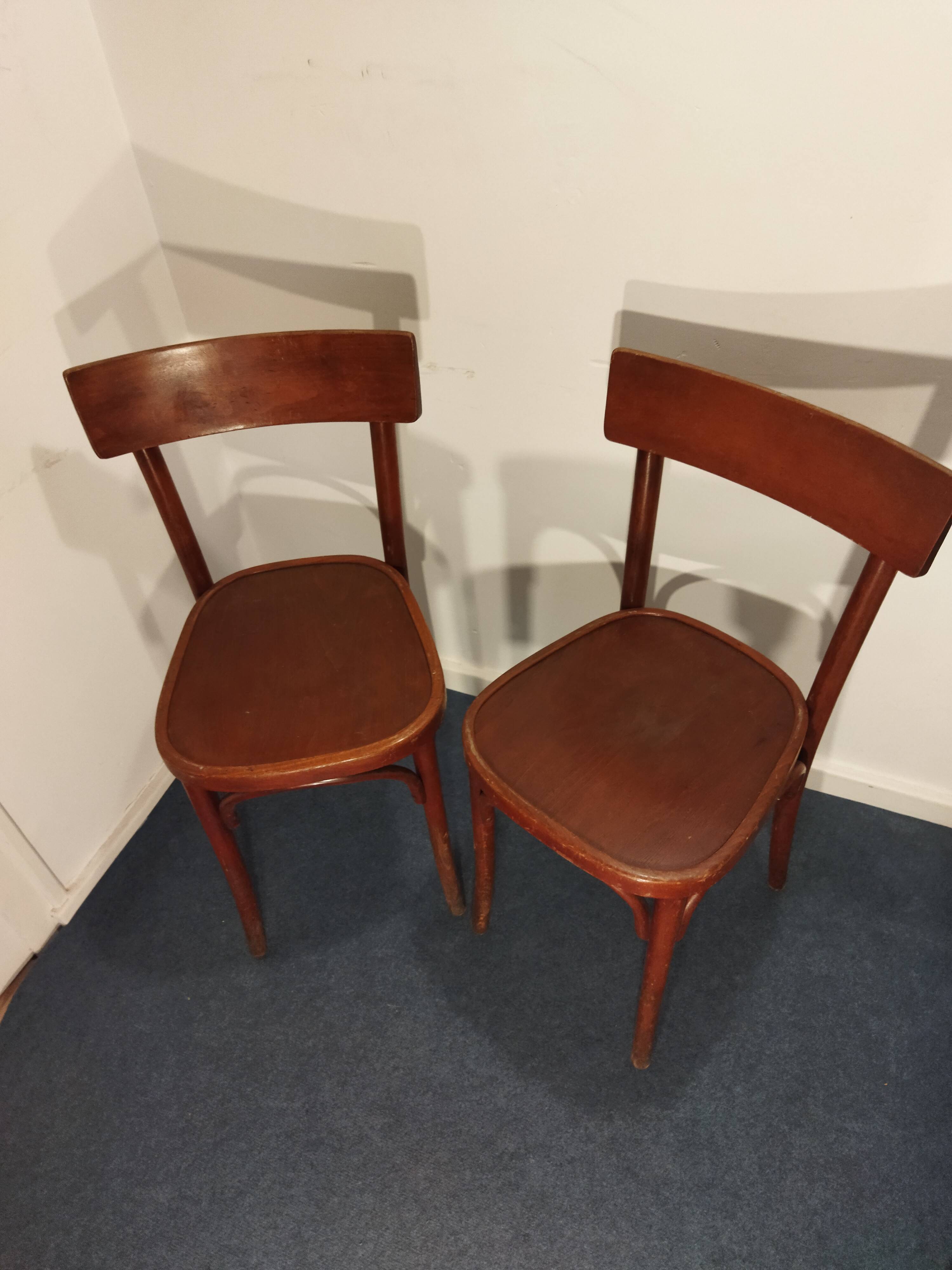 Paire de chaises bistrot