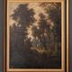 Oil on canvas setting sun the Alsace trough by Meyer