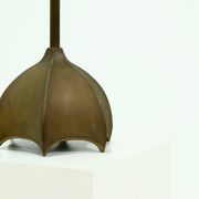 Bronze and Glass Side Table by Jan Des Bouvries for Quasar Holland 1990s