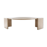 Table basse en travertin le coquillage