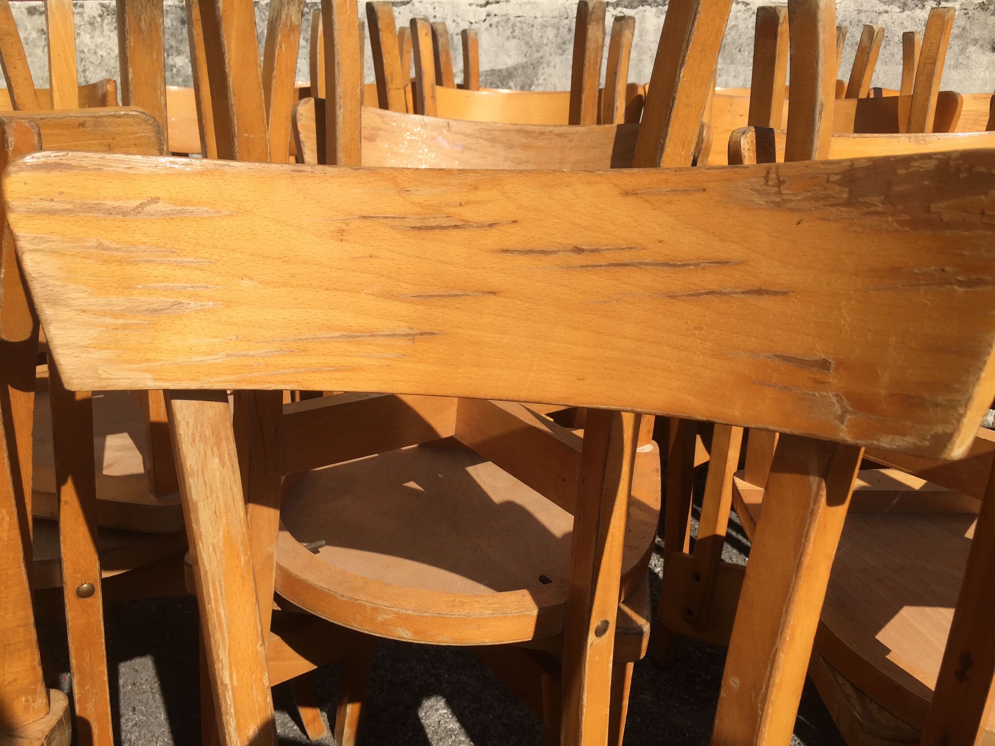 Lot de 30 chaises bistrot