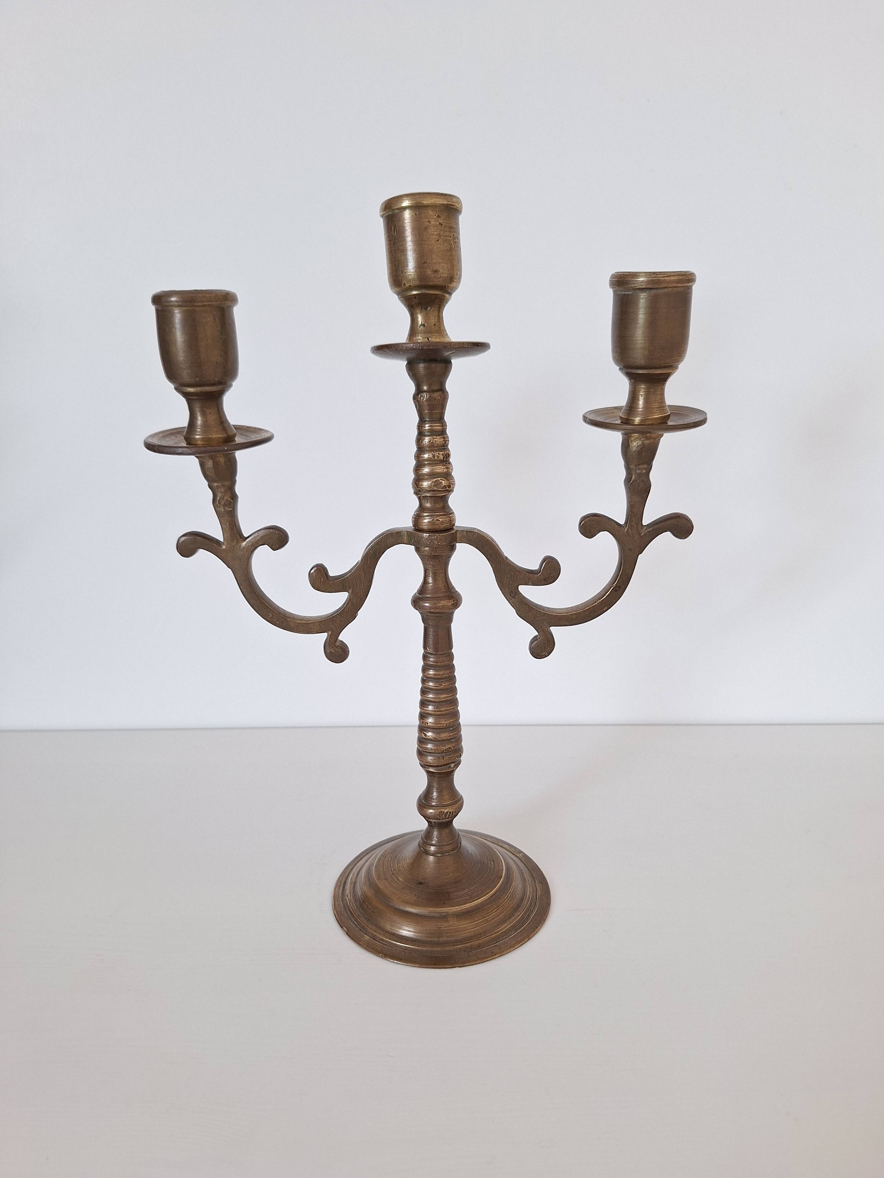 Vintage brass candlestick
