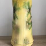 Pitcher "Bamboo" of the earthenware factory of St Clement, France. Slip