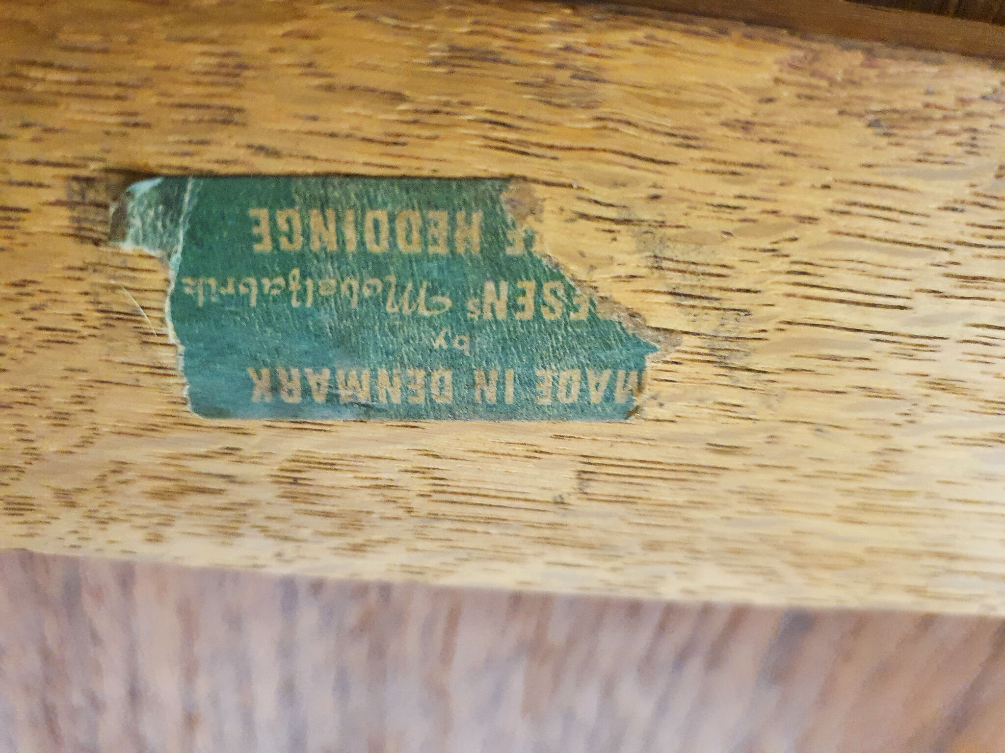 Grete Jalk for Poul Jeppesen, foldable side table, Denmark 1960's