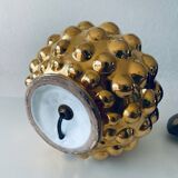 Gold bubble ceramic lamp