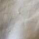 Old tablecloth in white cotton and monogram
