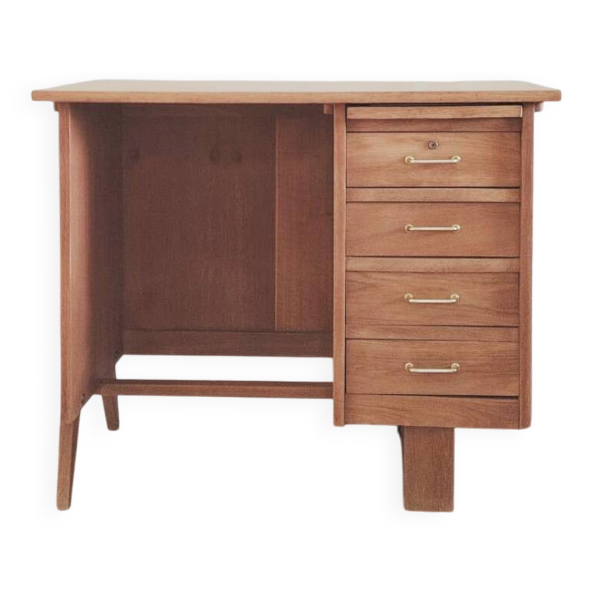 Renovated vintage Scandinavian desk, 1950s-60s.