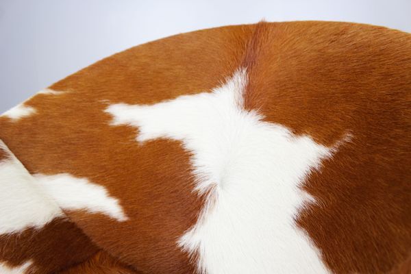 Chaise ballon en cuir 1950