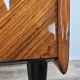 Commode en acajou avec miroir du milieu du siècle des années 1950
