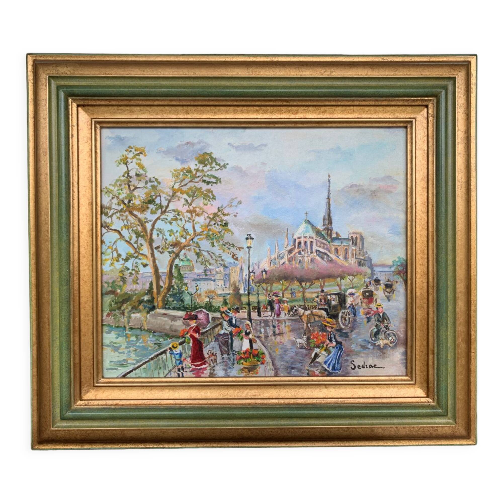 Original canvas painting Marina Sédrac