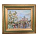 Original canvas painting Marina Sédrac