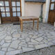 Antique extendable table
